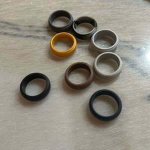 Size 8 silicone rings